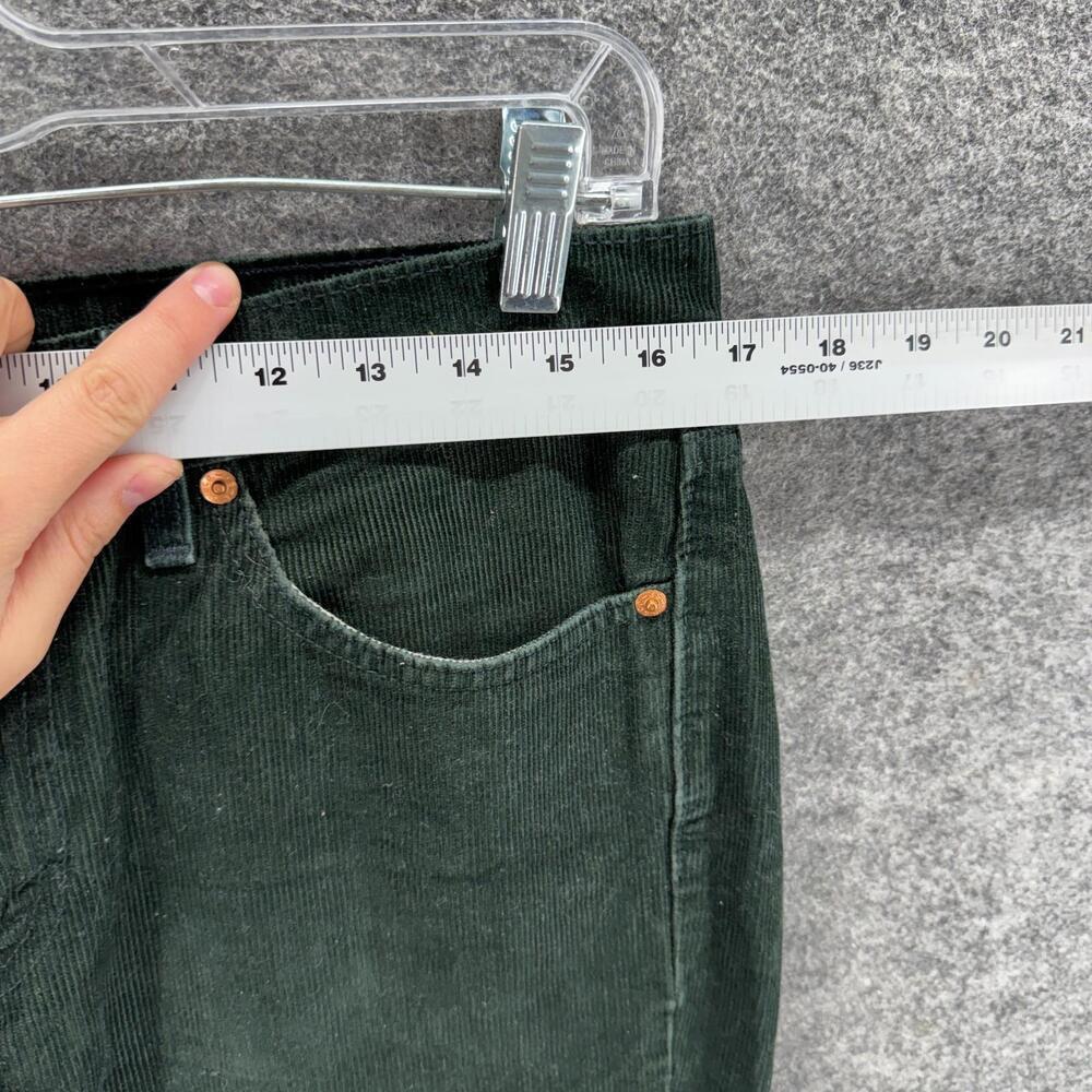Levi's Jeans Men 31/32 Green Denim Dark Wash Mid Rise 511 Skinny Pockets Regular - Picture 3 of 9